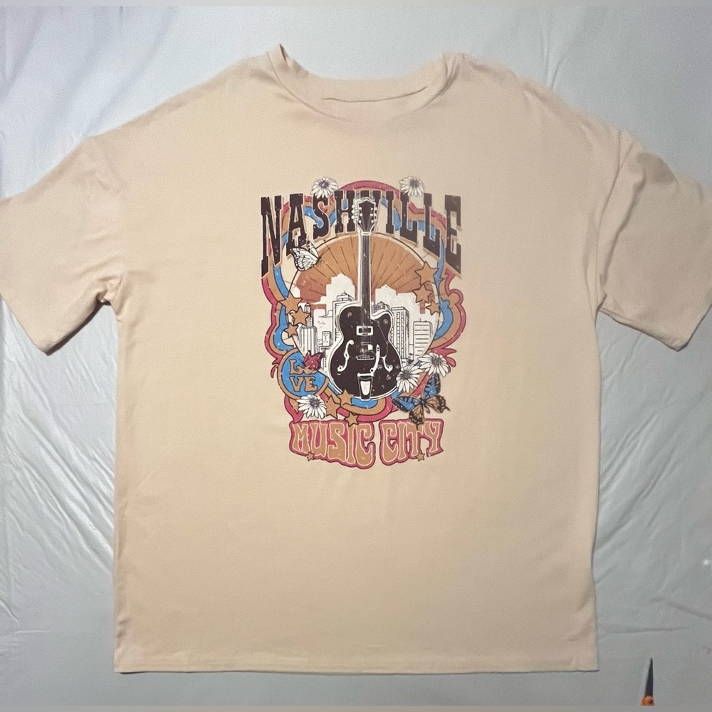 Nashville Music City Graphic T-Shirt